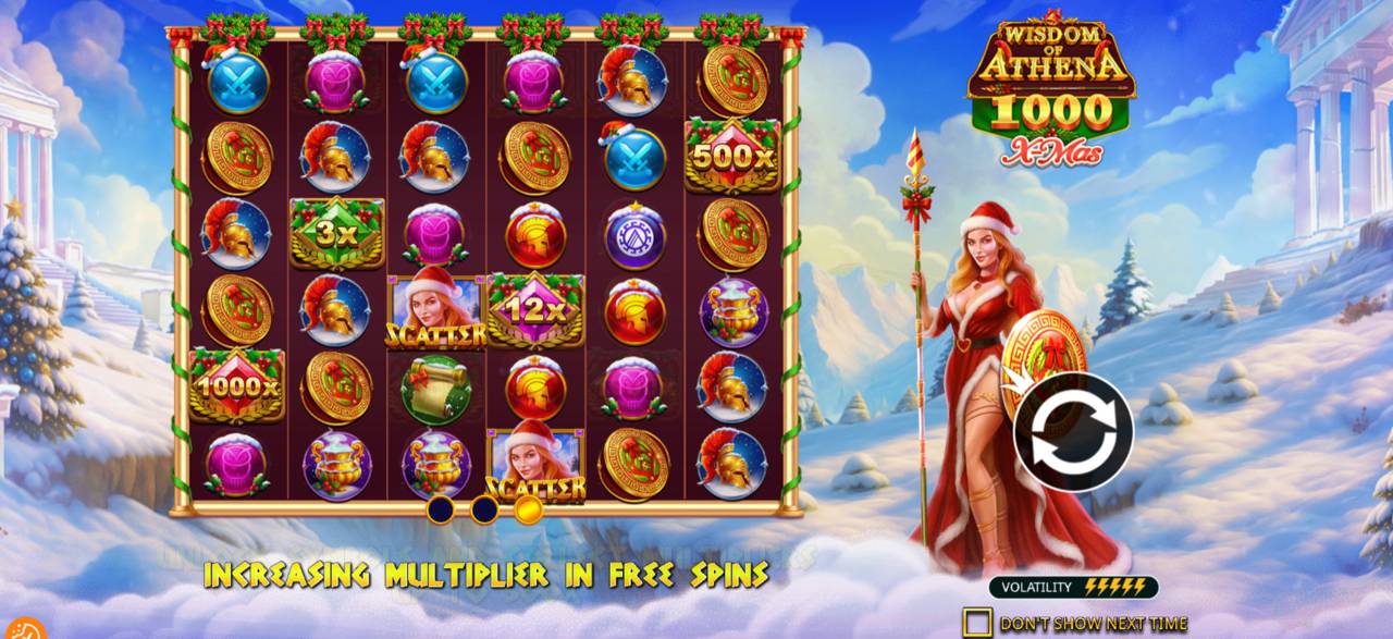 Wisdom Of Athena 1000 Xmas (Pragmatic Play) Image 1
